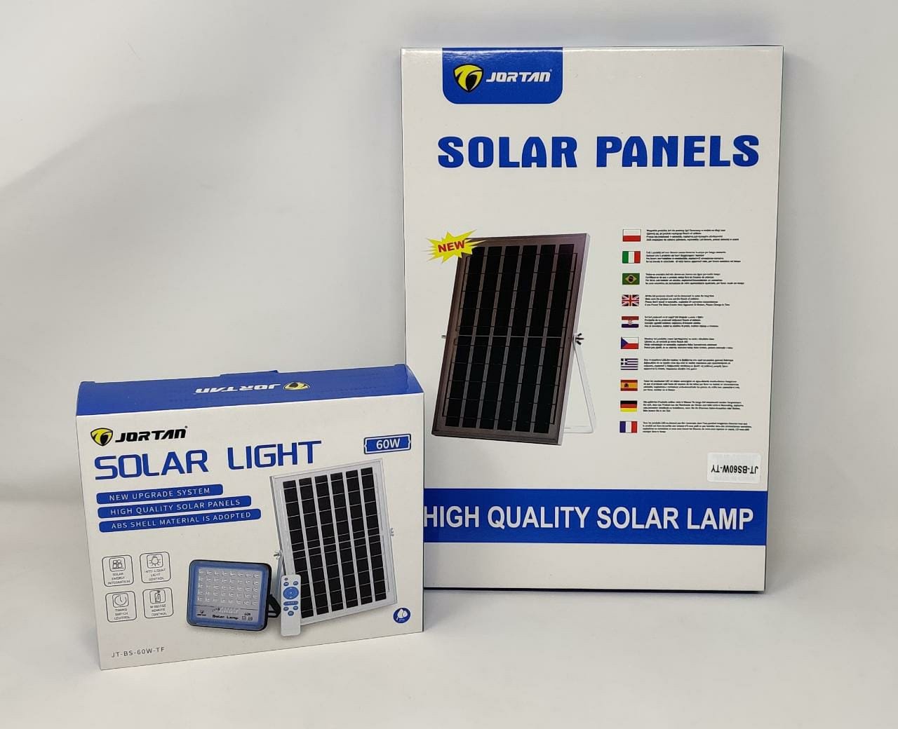 LAMP LED SOLAR FLOOD 60W JORTAN JT-BS-60W-TF + JT-BS60W-TF