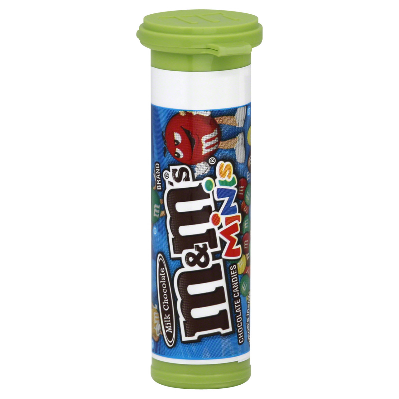 1.08 oz M&M's® Milk Chocolate Mini's Tube Labels
