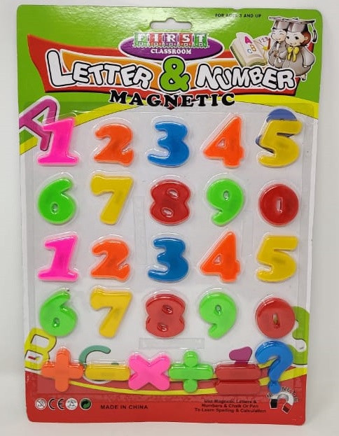 Toy First Classroom Letters Numbers Magnetic F-110 Ally Sons