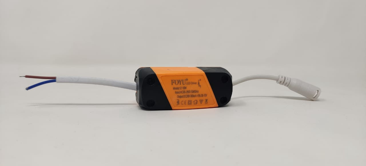 BALLAST LED DRIVER 12-18W AC85-265 FOYU ORANGE & BLACK - A