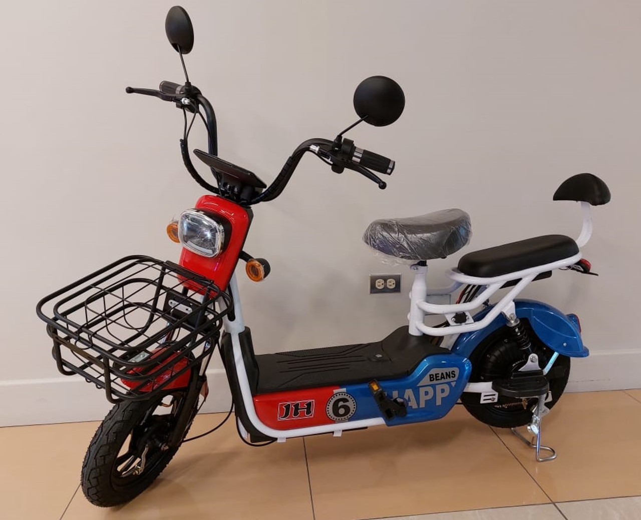 Happyページ③ ELECTRIC BIKE JH 6 HAPPY BEANS 3-SPEED WITH MIRRORS, TURN