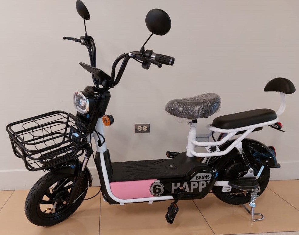 ELECTRIC BIKE JH 6 HAPPY BEANS 3-SPEED WITH MIRRORS, TURN SIGNALS