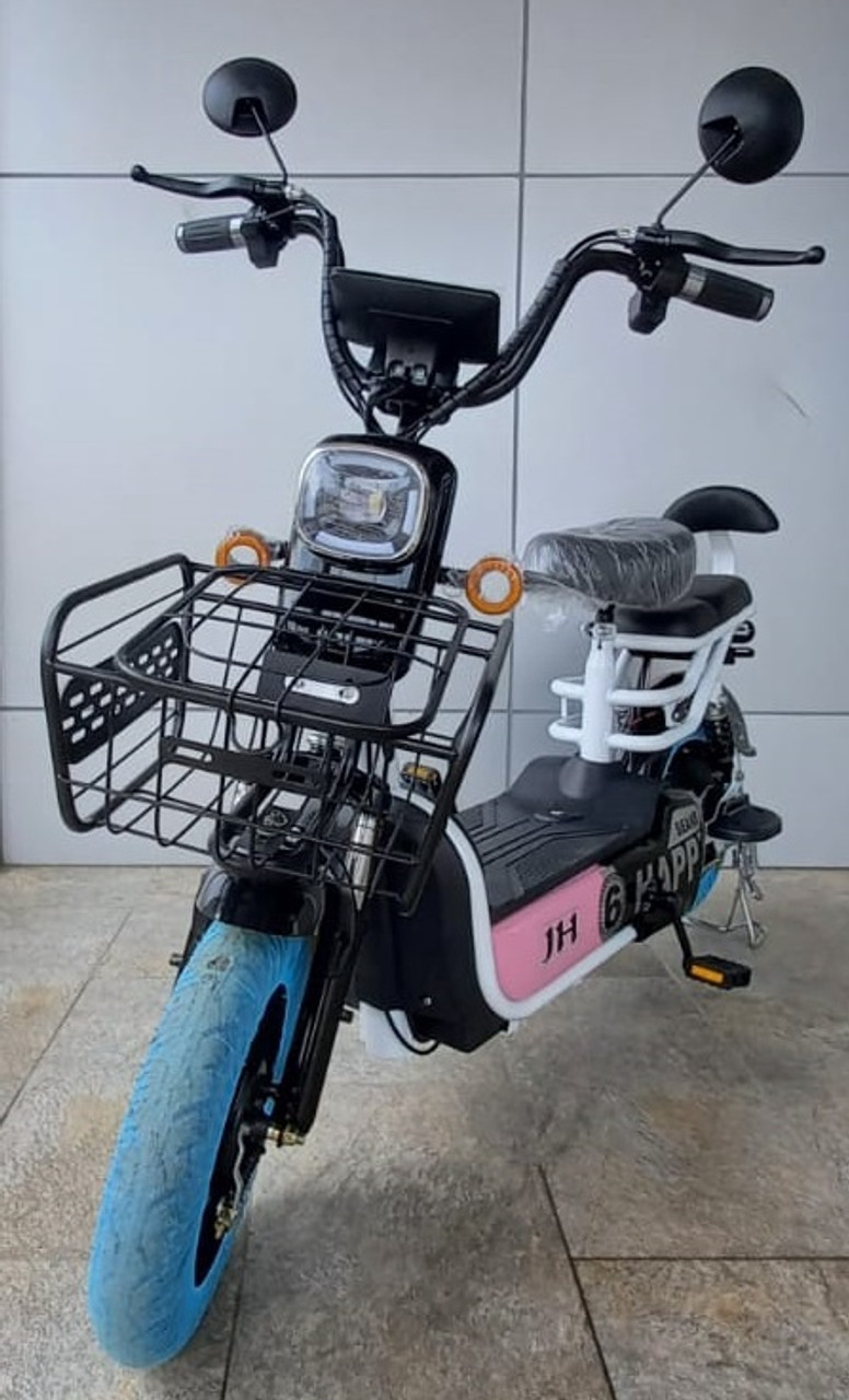 ELECTRIC BIKE JH 6 HAPPY BEANS 3-SPEED WITH MIRRORS, TURN