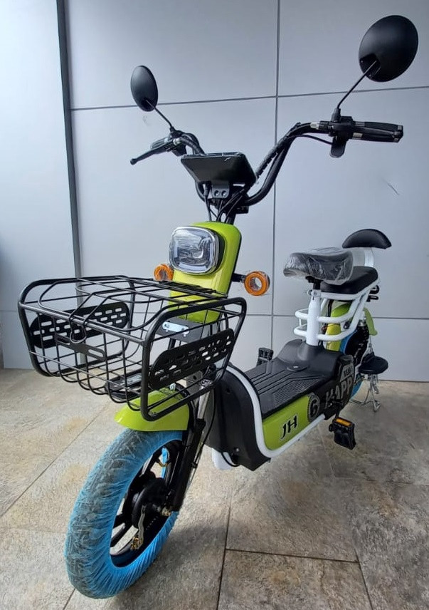 ELECTRIC BIKE JH 6 HAPPY BEANS 3-SPEED WITH MIRRORS, TURN SIGNALS