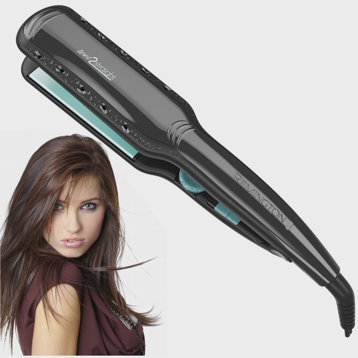 HAIR STRAIGHTEN IRON REMINGTON S7330 WET STRIGHT 3/4