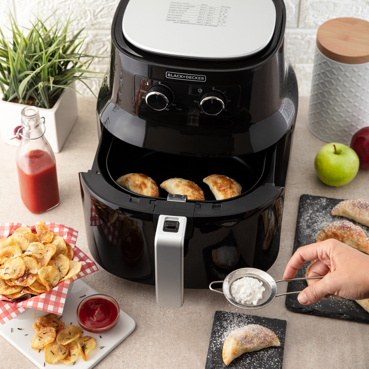 Black+Decker Air Fryer Digital Control, 3.5L -airfryer - Multitronic