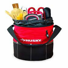 TOOL BAG 9" HUSKY RED BLACK ROUND Ally Sons1