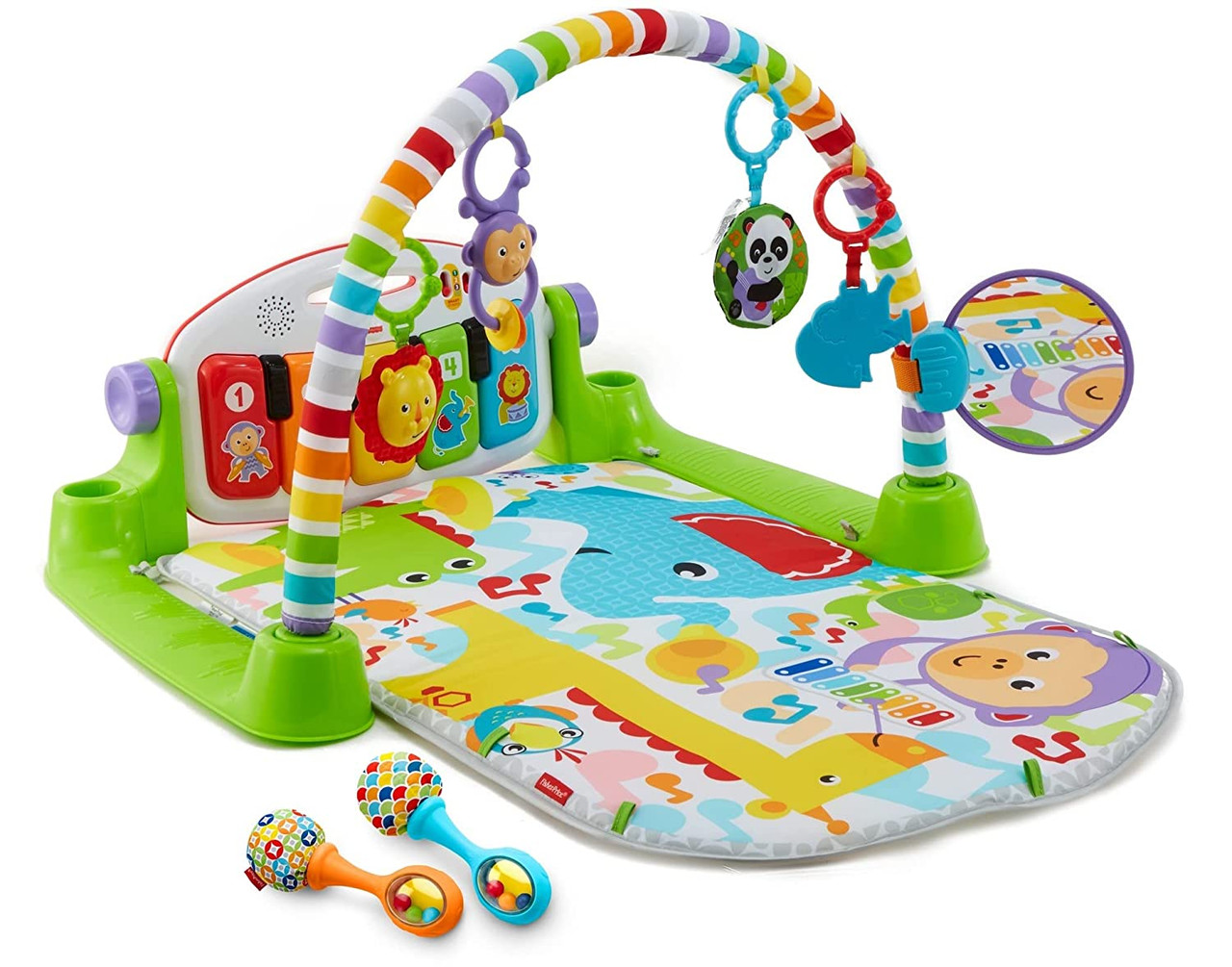 Baby Fisher-Price Kick & Play Piano Gym & Maracas - A. Ally & Sons