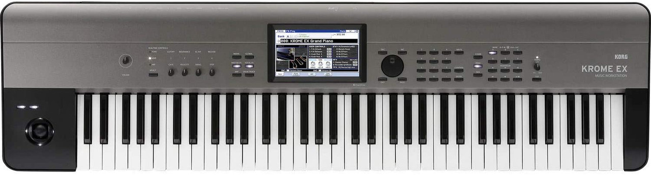 KEY BOARD KORG KROMEEX73 KROME EX73 73-KEYS SYNTHESIZER 
