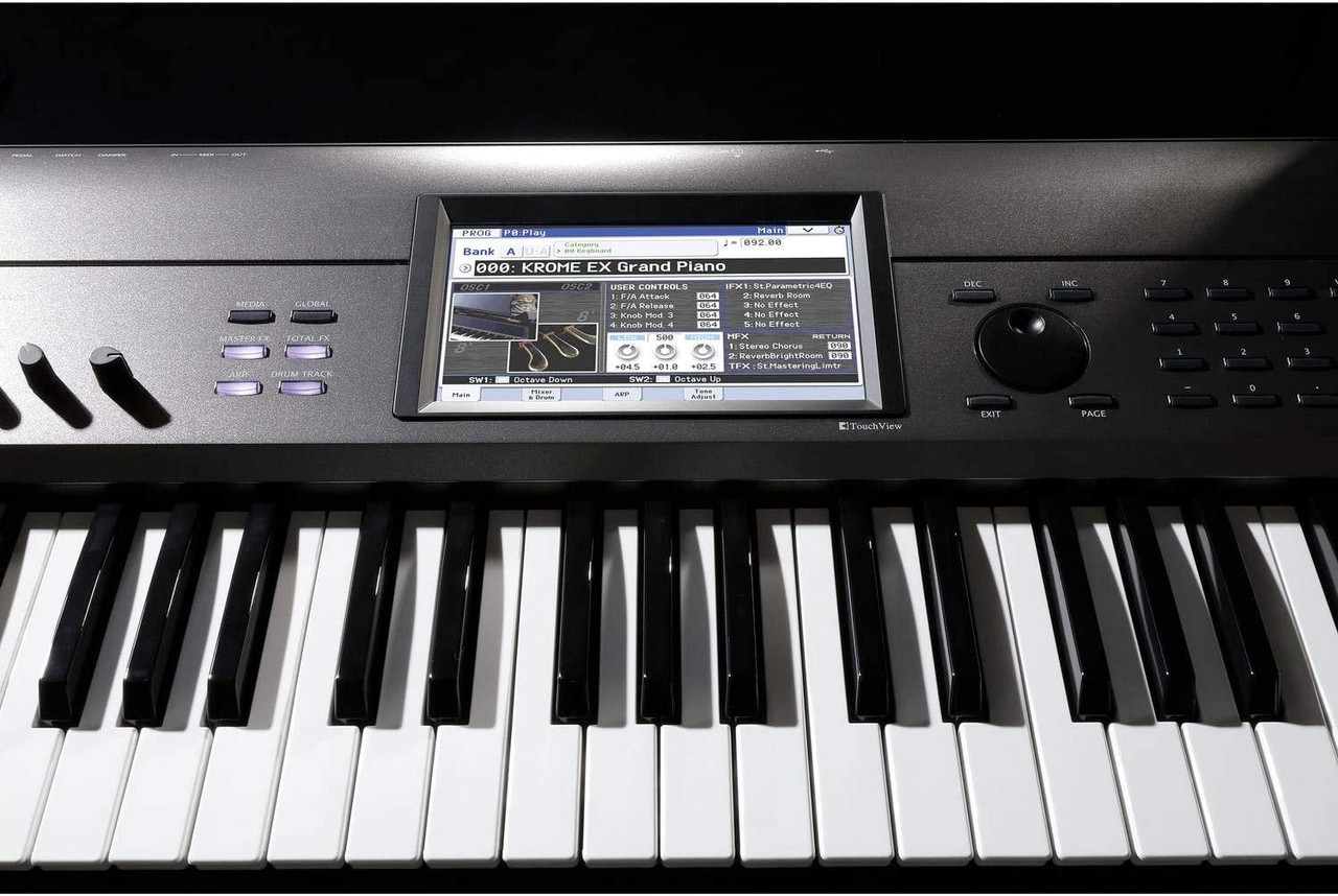 KEY BOARD KORG KROMEEX73 KROME EX73 73-KEYS SYNTHESIZER