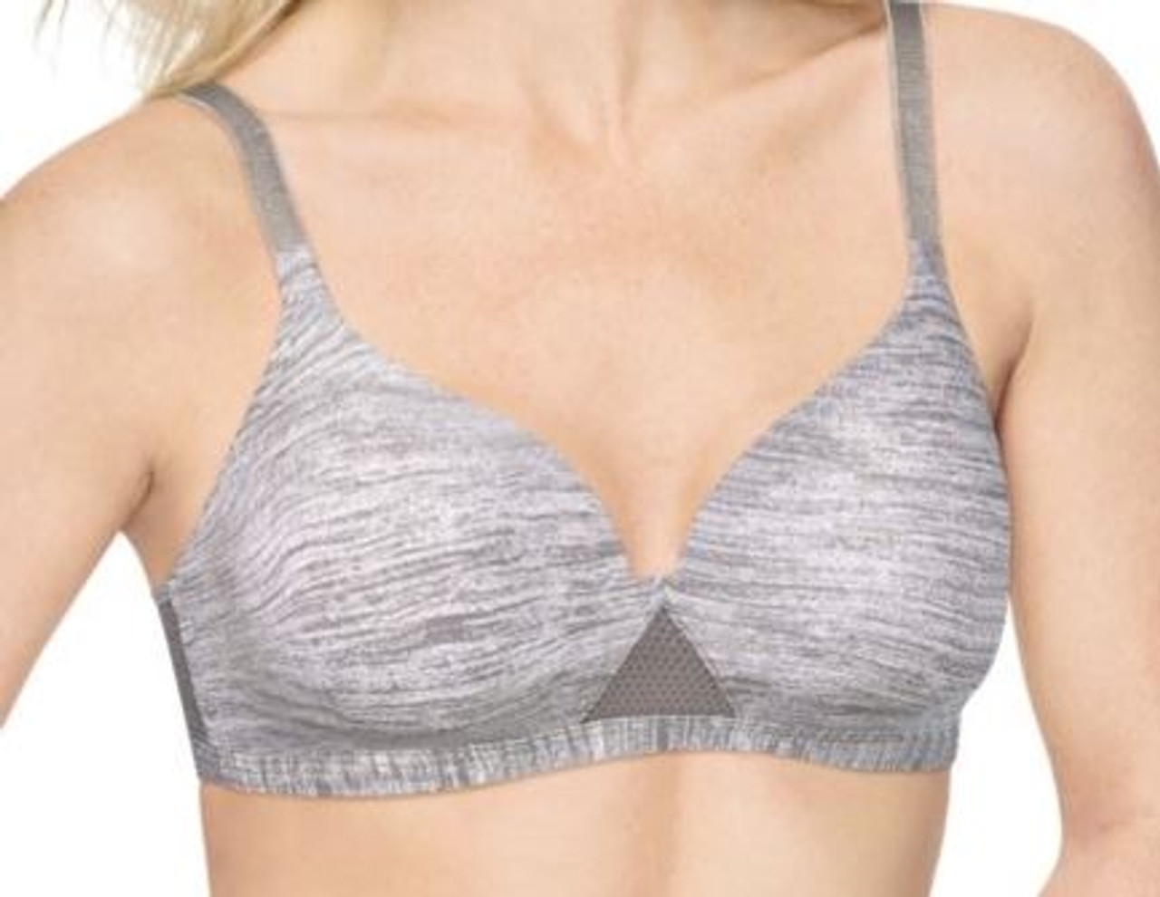 Women Bra Hanes Oh So Light Foam ComfortFlex Fit Wirefree Grey - A. Ally &  Sons