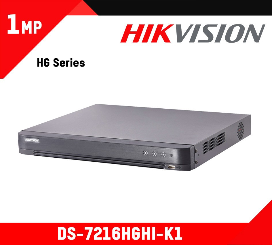 SECURITY DVR HIKVISION TURBO HD 7200 SERIES DS-7216HGHI-K1 XVR 16