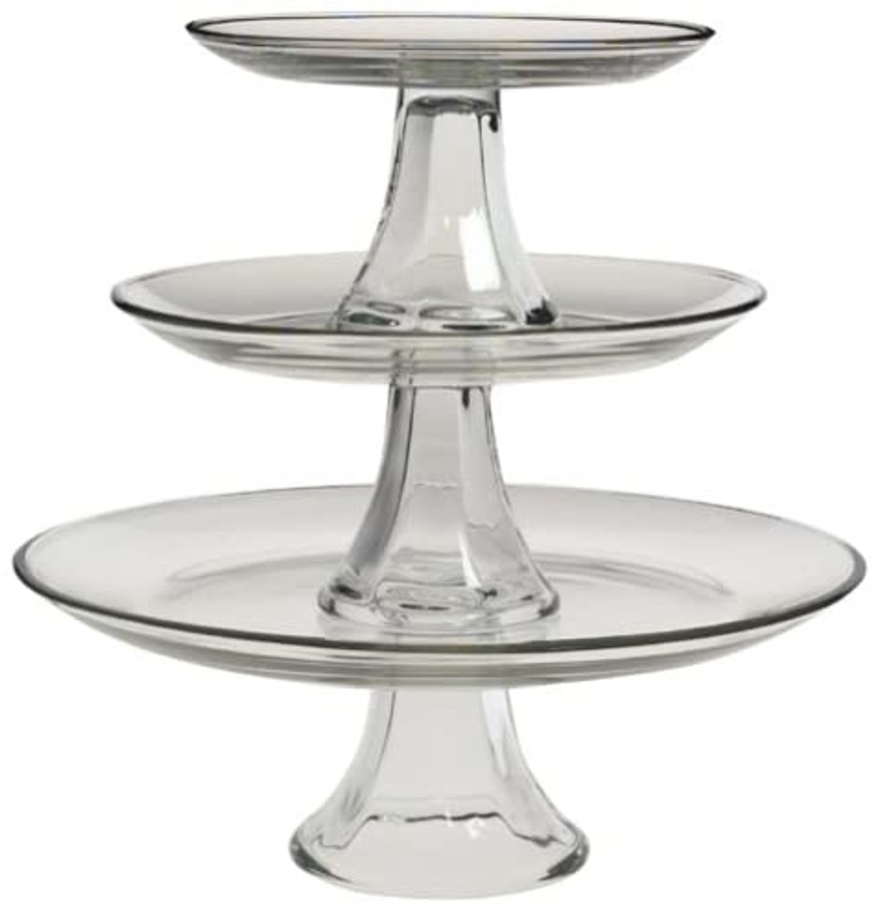 Anchor Hocking Glass Cake Stand (4 in 1), Furniture & Home Living,  Kitchenware & Tableware, Other Kitchenware & Tableware on Carousell