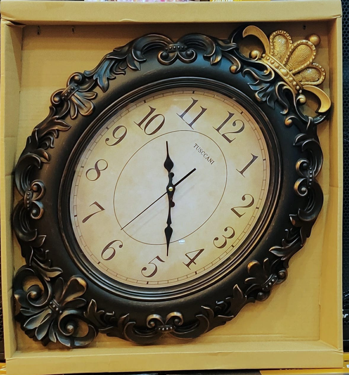 S、M、L CLOCK WALL ZX-6541 TUSCCANI DARK - A. Ally & Sons