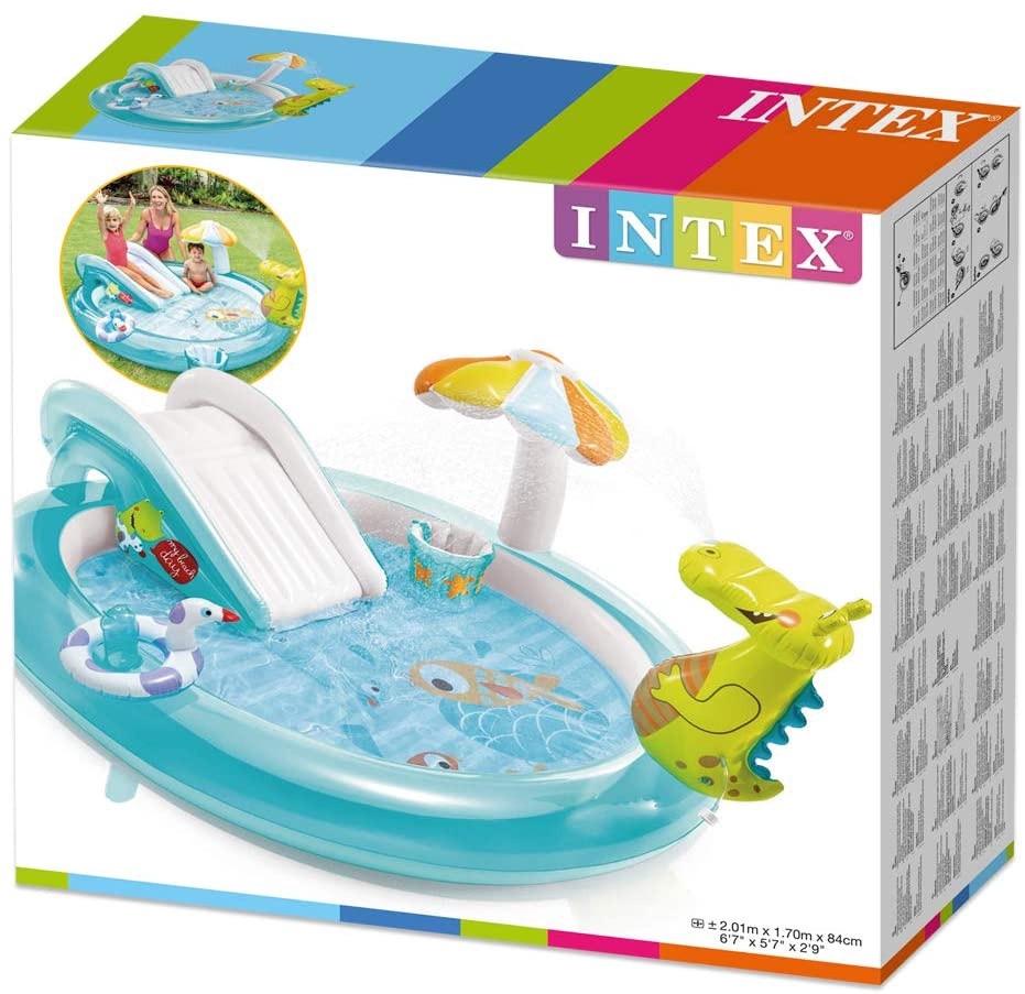 POOL INTEX 57165NP GATOR PLAY CENTER - A. Ally & Sons