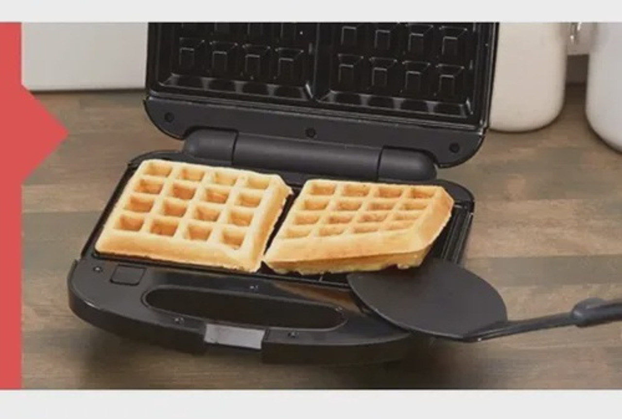 WAFFLE MAKER BLACK & DECKER WM2000S-LA 3 IN 1 GRILL SANDWICH MAKER