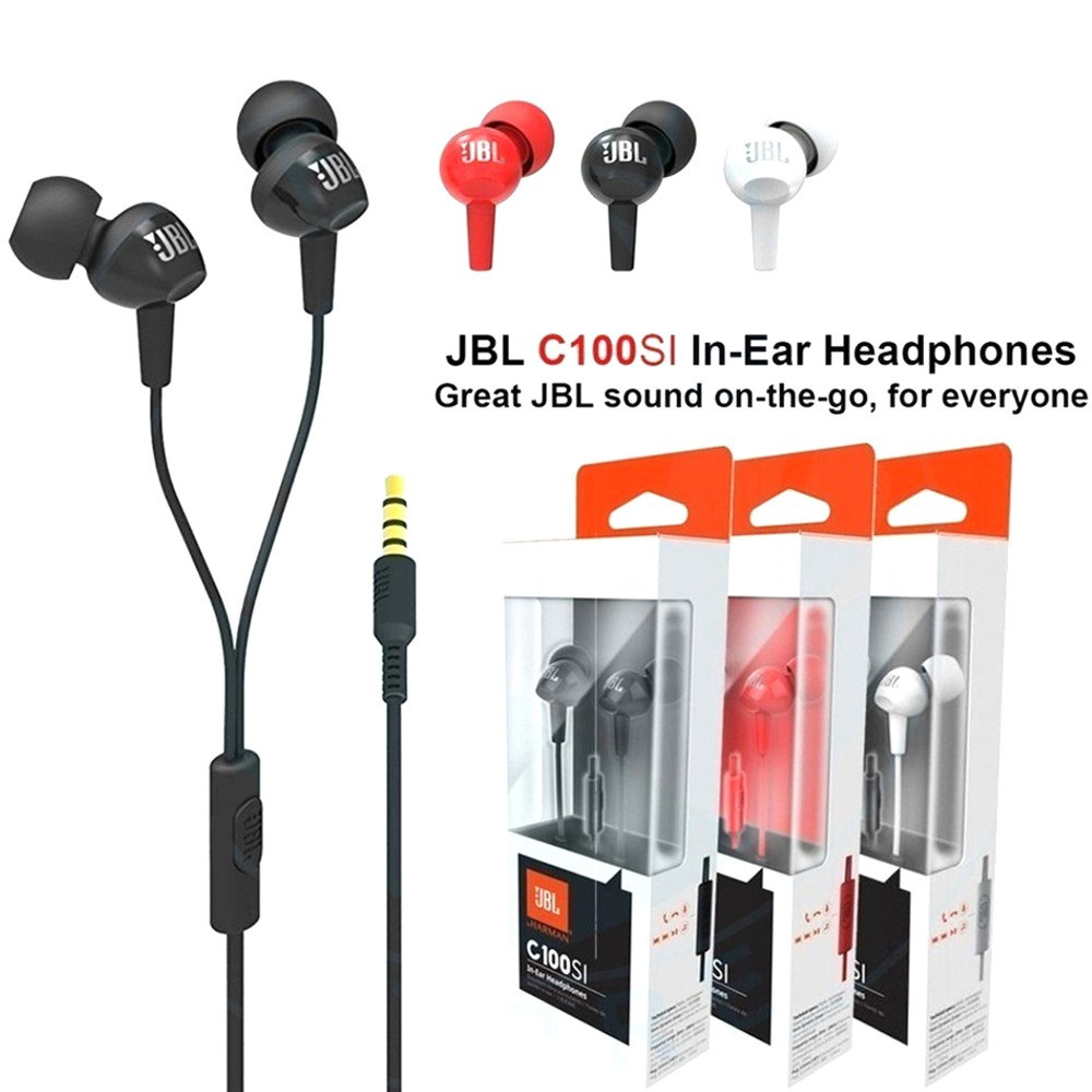 EARPIECE JBL C100SI IN-EAR WIRED HEADPHONES ORIGINAL Ally Sons