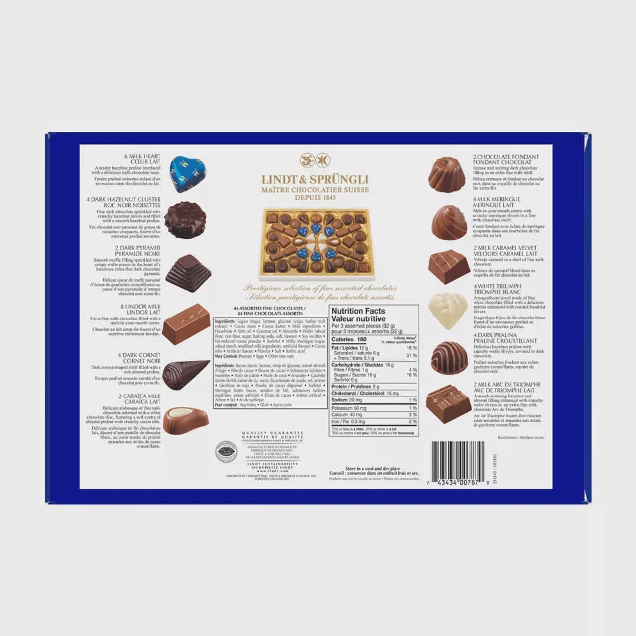 LINDT ASSORTED CHOCOLATE BOX 469g - A. Ally & Sons