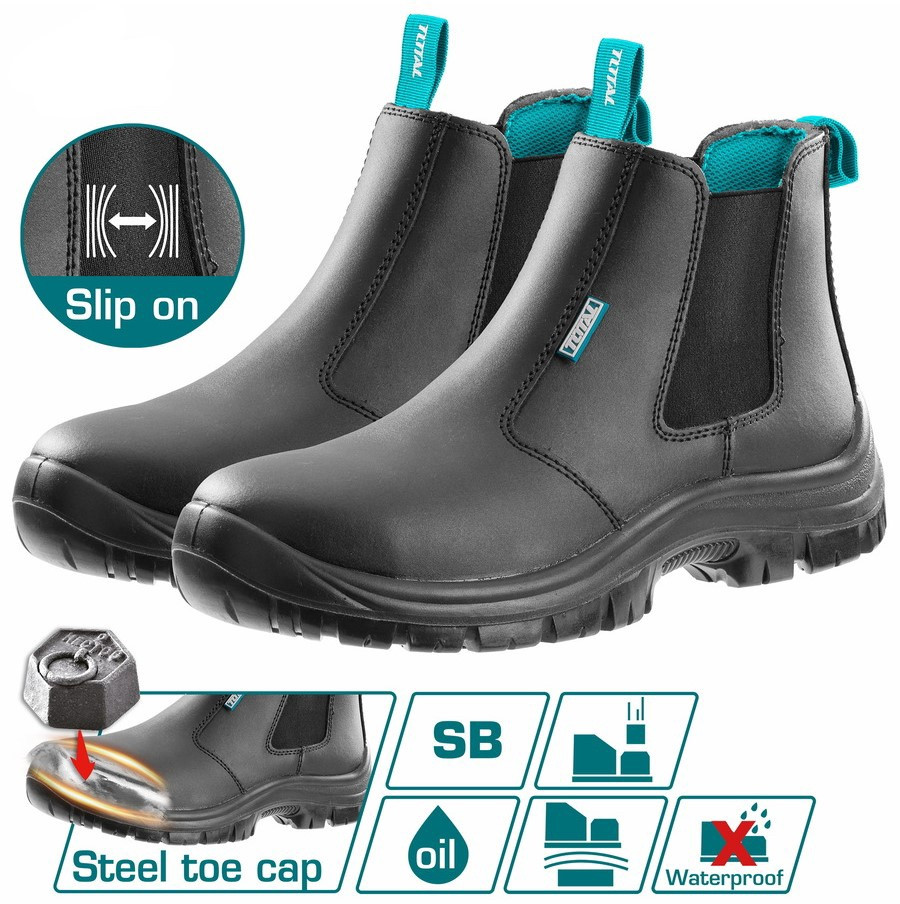 SAFETY BOOTS TOTAL TSP209SB LEATHER WITH STEEL TOE Ally Sons