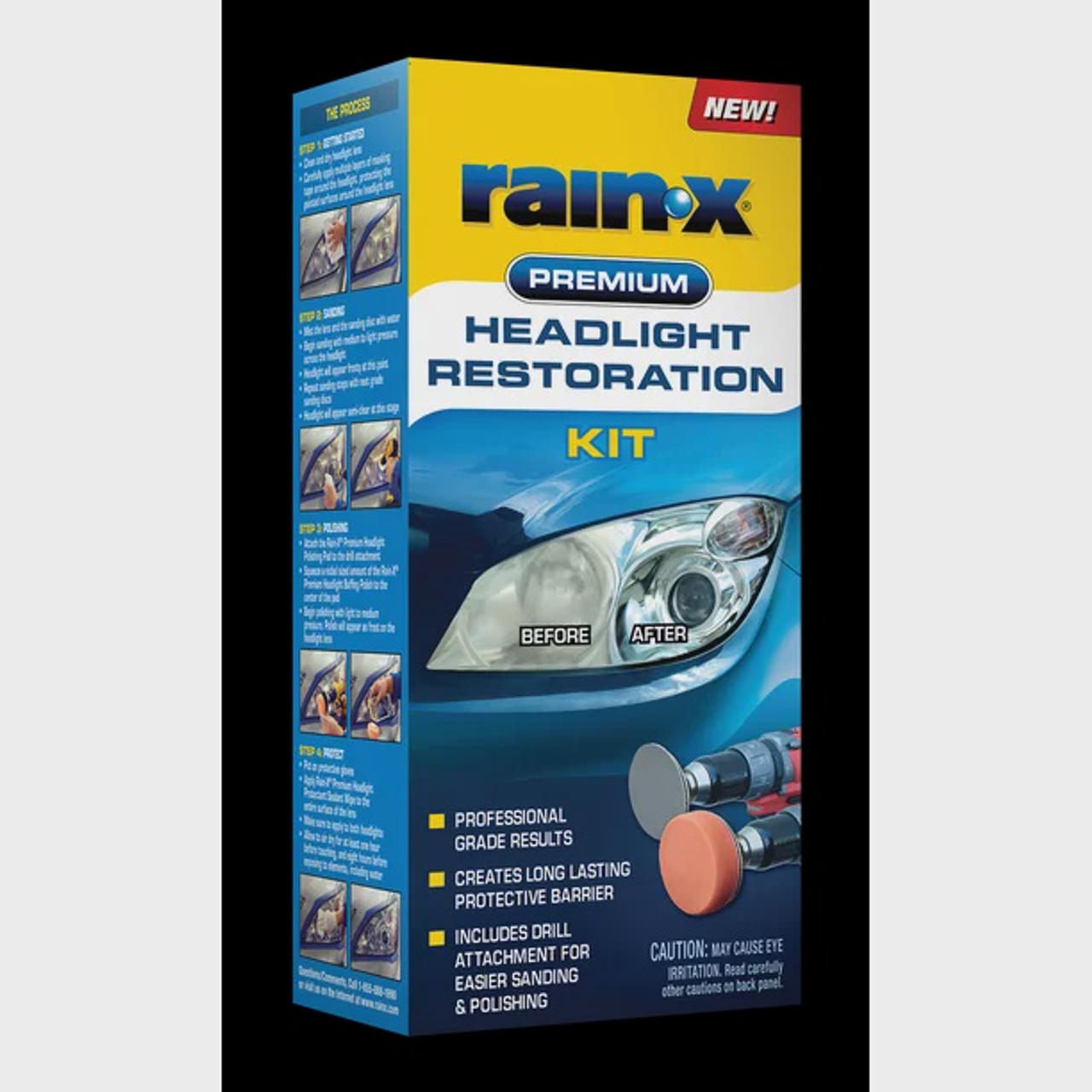 RAIN-X HEADLIGHT RESTORATION KIT PREMIUM 610153 - A. Ally & Sons