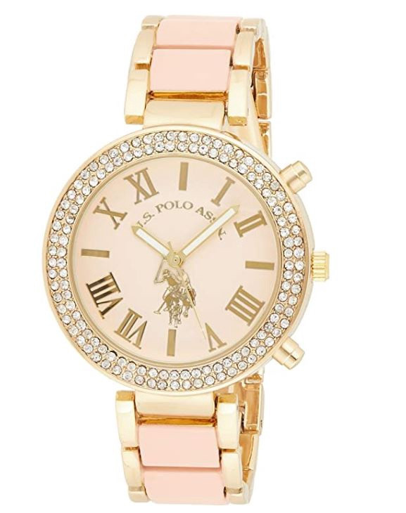 Watch Women U.S. Polo Assn. USC40063 Gold-Tone and Pink  display picture 2