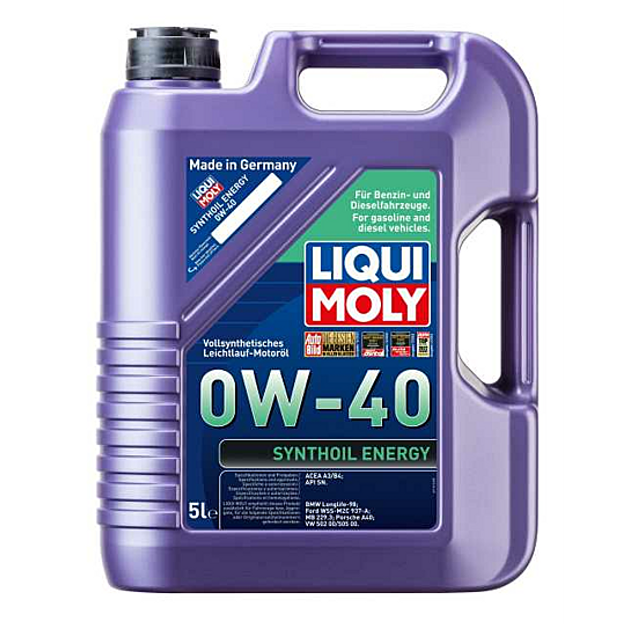 OIL LIQUI MOLY 0W-40 5L SYNTHOIL ENERGY 9515 A. Ally  Sons