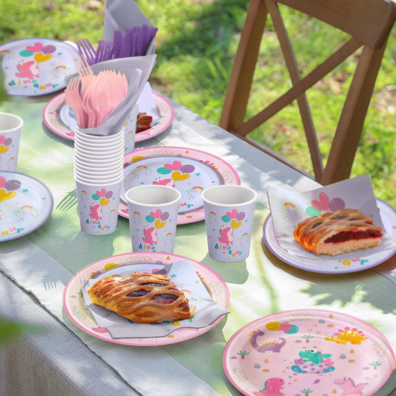 PARTY Decor Kit Black Rose Gold Dinosaur Dinosaur Ally