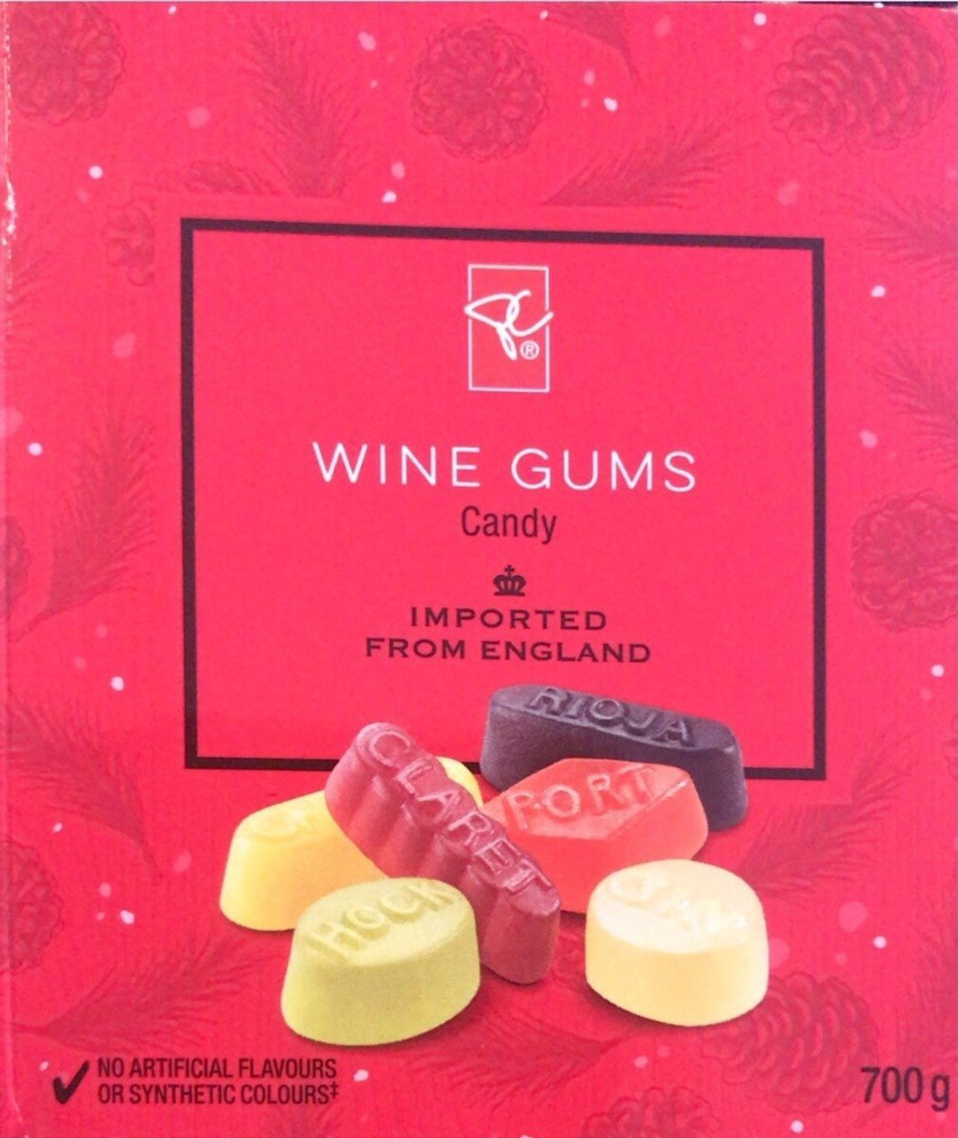 Presidents Choice Canadian-Inspired Shapes Wine Gums Candy, 200g/7 oz.,  Bag, {Imported from Canada} 
