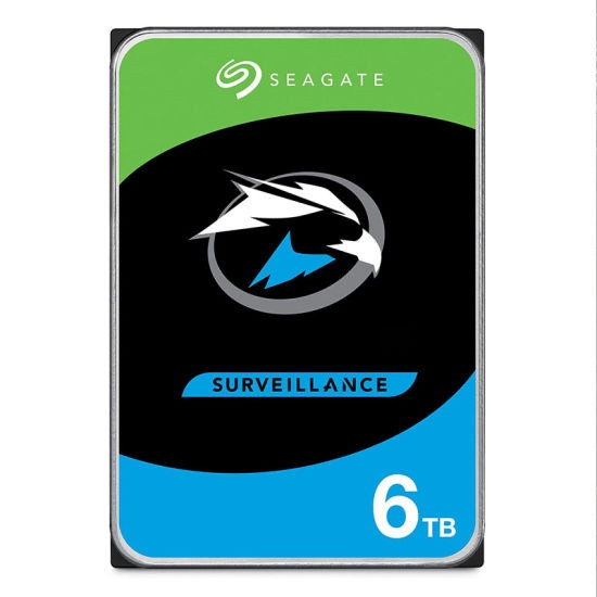 COMPUTER HARD DRIVE SATA 6TB SEAGATE SKYHAWK SURVEILLANCE ST6000VX