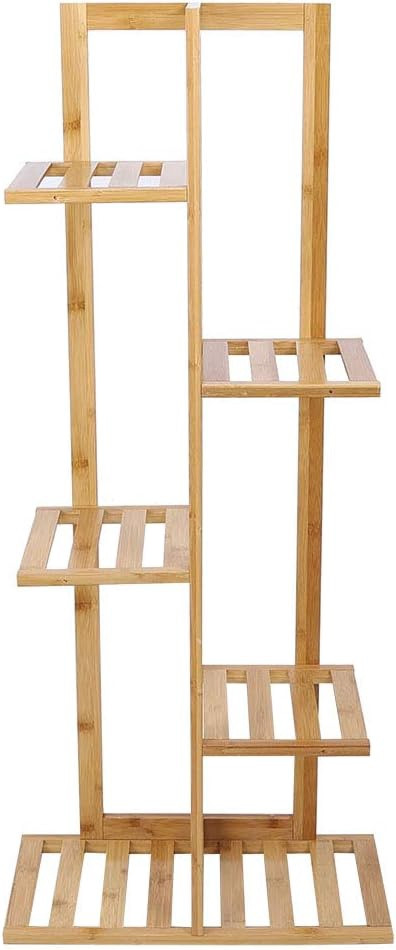 Brown Racks RACK 4 SHELF UPRIGHT WOOD LIGHT BROWN - A. Ally & Sons