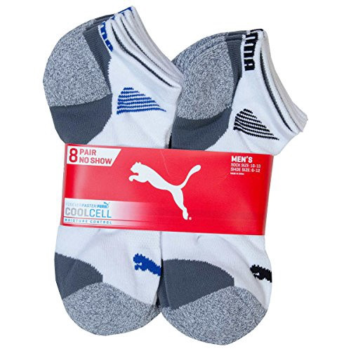 Socks Moisture Control Puma Mens No Show Sport Socks PUMA Mens No Show  Sport Socks, Moisture