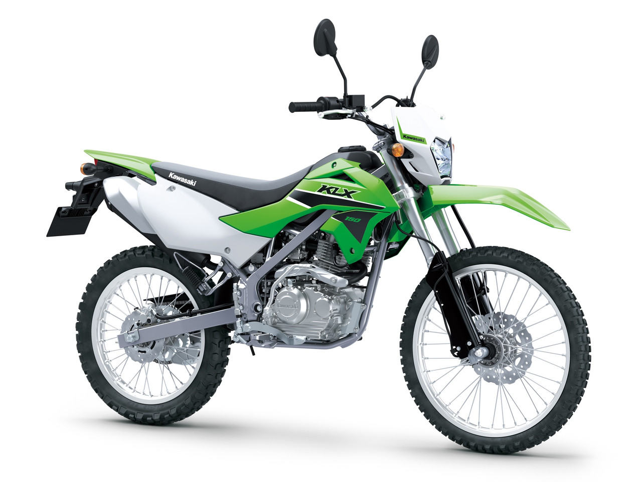 MOTORCYCLE KAWASAKI KLX 150 2024 DIRT LIME GREEN - A. Ally & Sons
