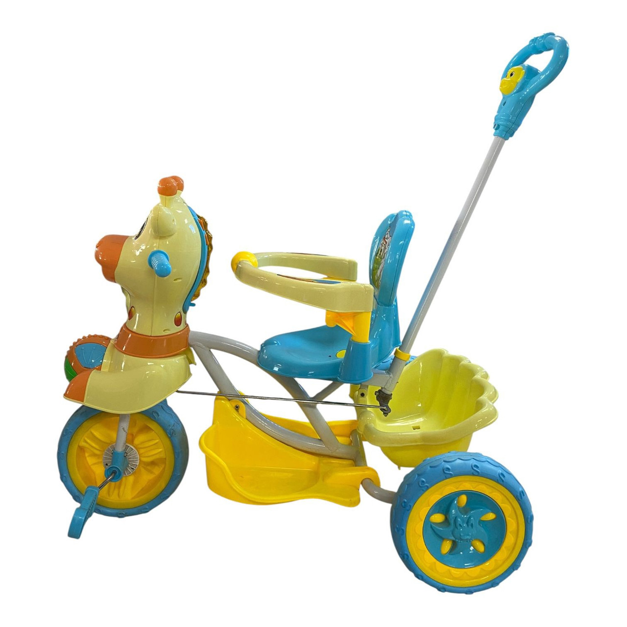 TRICYCLE 3 WHEEL YELLOW AND BLUE - A. Ally & Sons TRICYCLE 3 WHEEL YELLOW AND BLUE - A. Ally & Sons