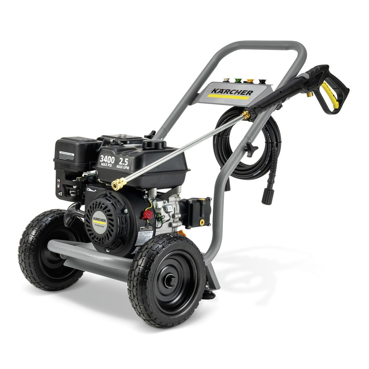 PRESSURE WASHER KARCHER G3400 P GAS POWERED 2.5 GPM 3400PSI - A