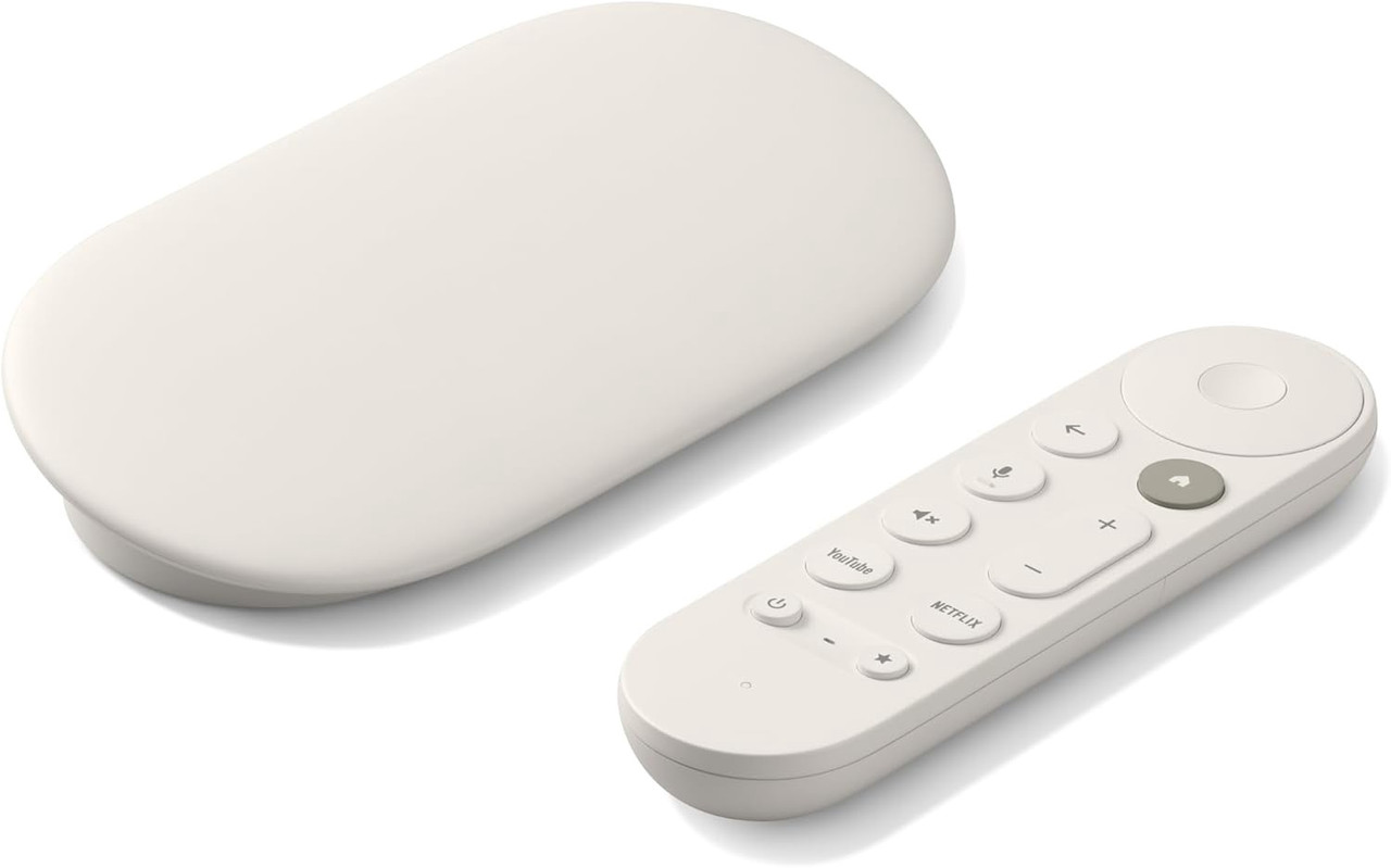 TV MEDIA BOX GOOGLE TV STREAMER 4K CHROMECAST GA05662-US WHITE - A