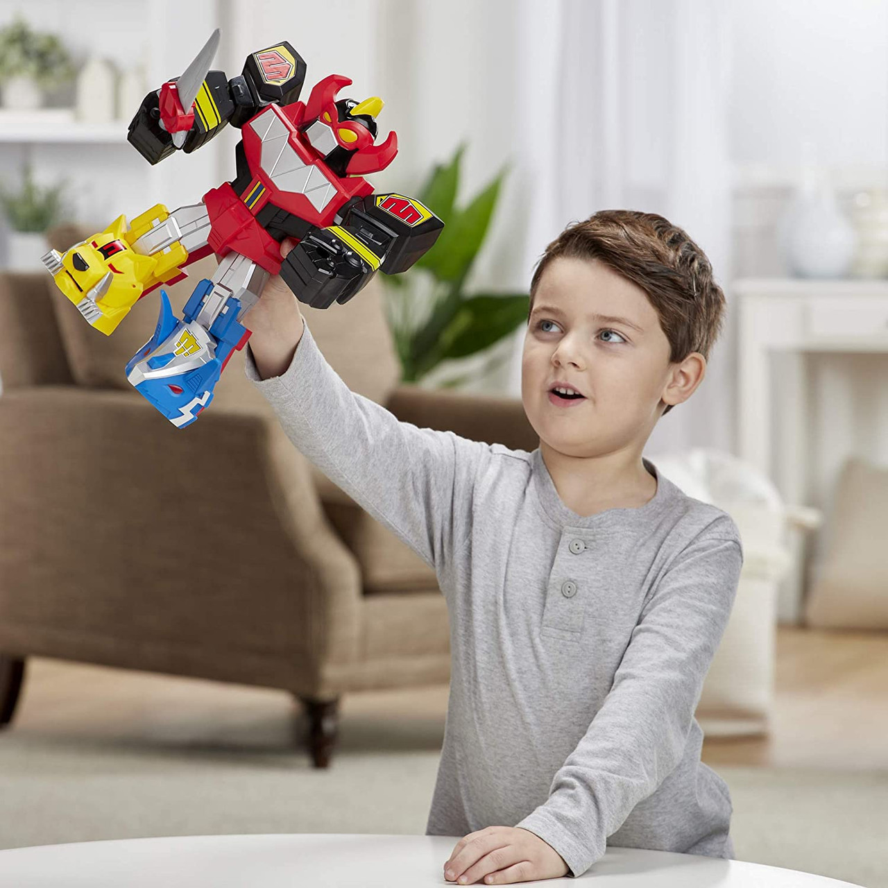 Toy Power Rangers Playskool Heroes Mega Mighties Megazord Action