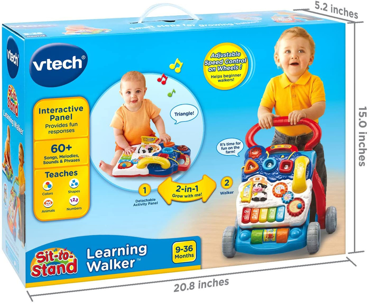 Toy VTech Sit-to-Stand Learning Walker (Frustration Free Packaging