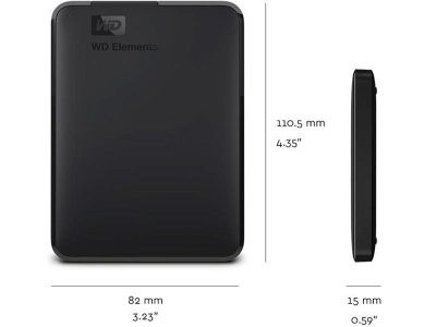 COMPUTER HARD DRIVE EXTERNAL WD ELEMENTS 2TB WDBU6Y0020BBK-WESN