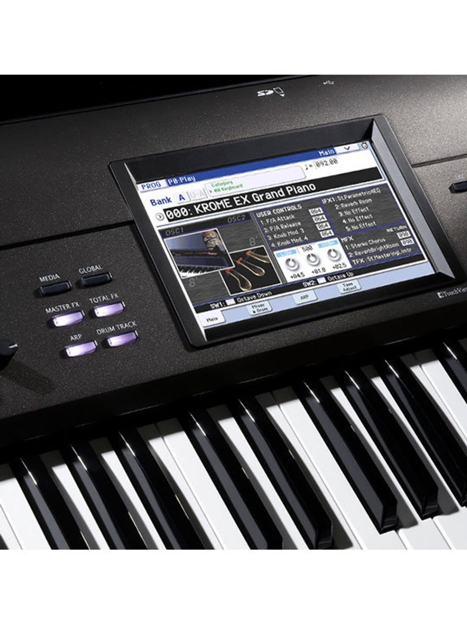 KEY BOARD KORG KROMEEX61 KROME EX61 61-KEYS - A. Ally & Sons