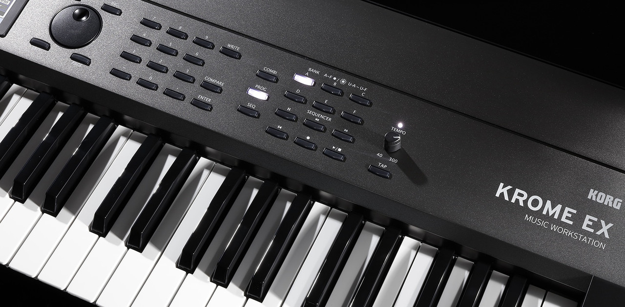 鍵盤楽器 KORG KROME EX61 Korg Krome EX 61 – Music Workstation – ProSoundGear.com
