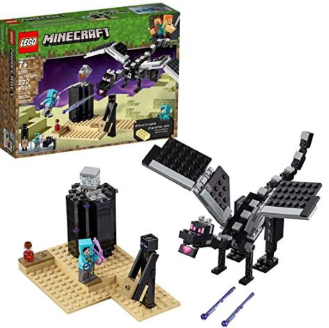 Toy LEGO Minecraft End Battle Ender Dragon Building Kit Dragon