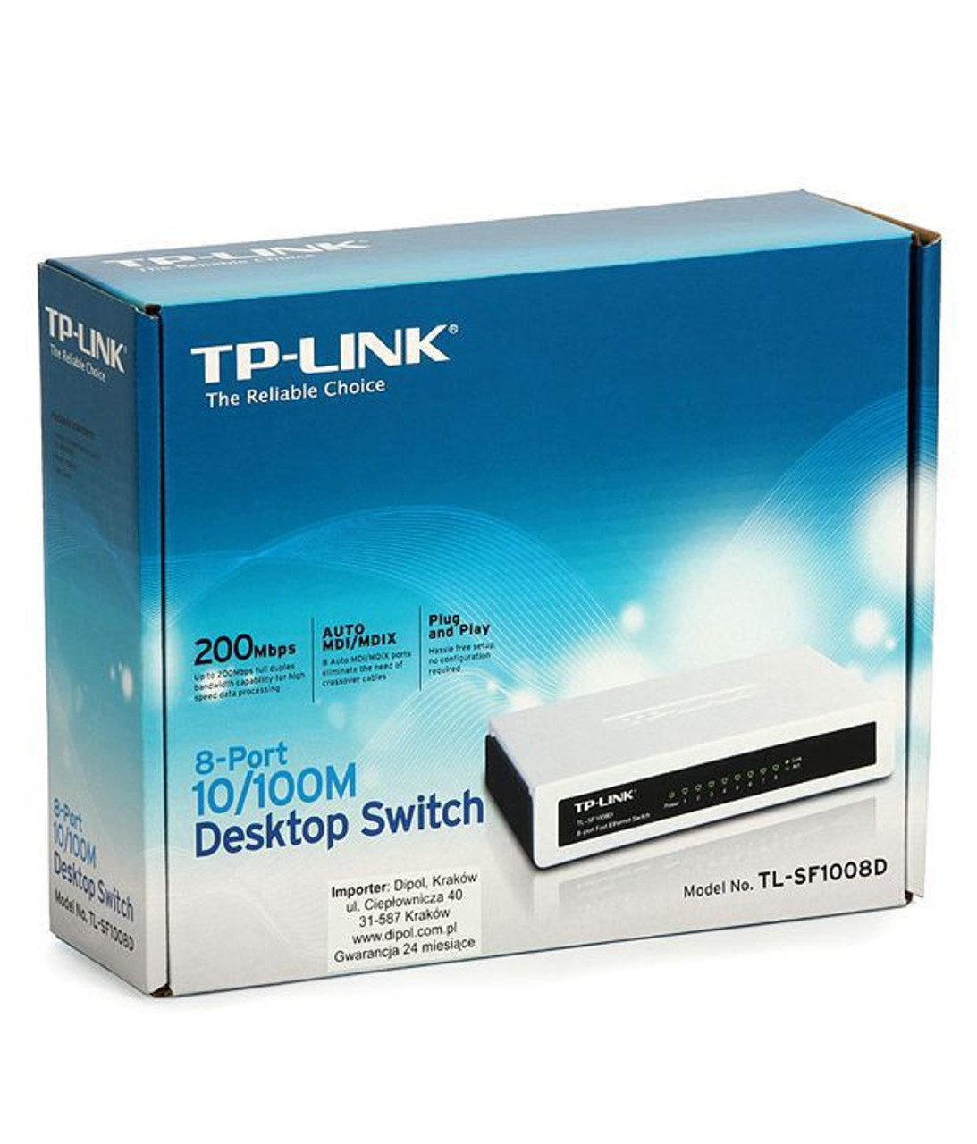 TL-SF1008D - Switch TPLINK 8 Ports - 2024 - TOGO INFORMATIQUE