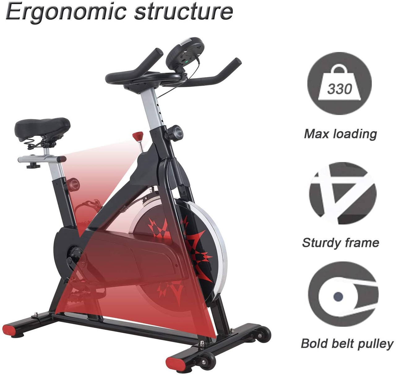 Exercise Bike VIGBODY HL 5230 Indoor Outdoor Adjustable Home Gym