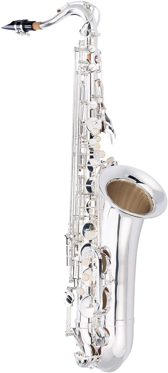 SAX TENOR JEAN PAUL TS-400SP WITH CASE SILVER-PLATED - A