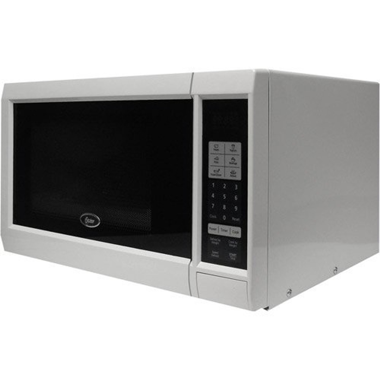 Oster OGCMT309WE-09 Compact-Size 0.9-Cu. Ft. 900W Countertop Microwave  Oven, White