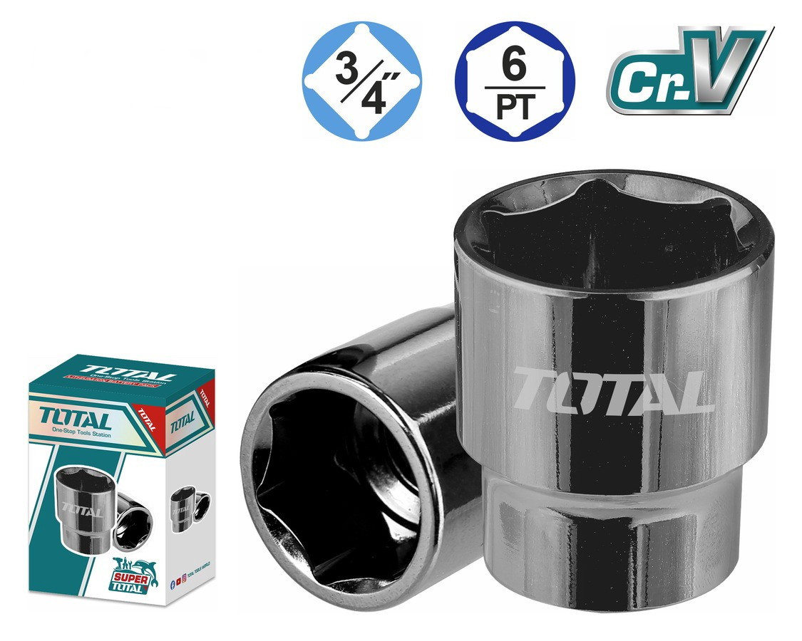 SOCKET TOTAL 28MM 3/4