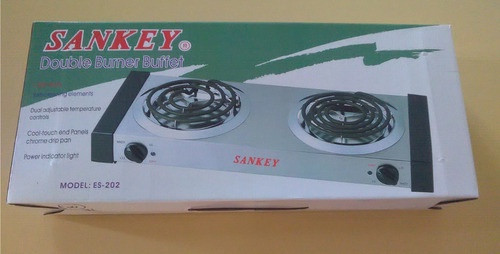 HOT PLATE 2 BURNER SANKEY ES-202 110V HOTPLATE