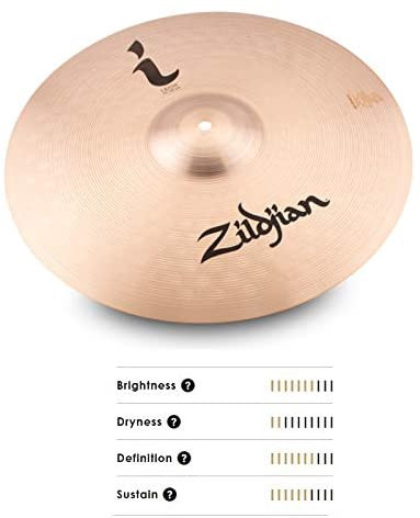 DRUM CYMBAL ZILDJIAN 16" ILH16C CRASH I-SERIES