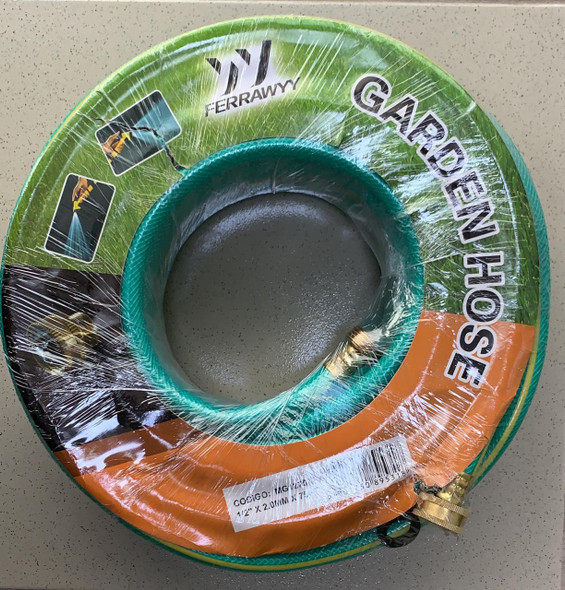 HOSE GARDEN 1/2" X 75FT MG1275 FERRAWY