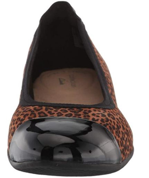 Footwear Clarks Women Sara Orchid Leopard Ballet Flat